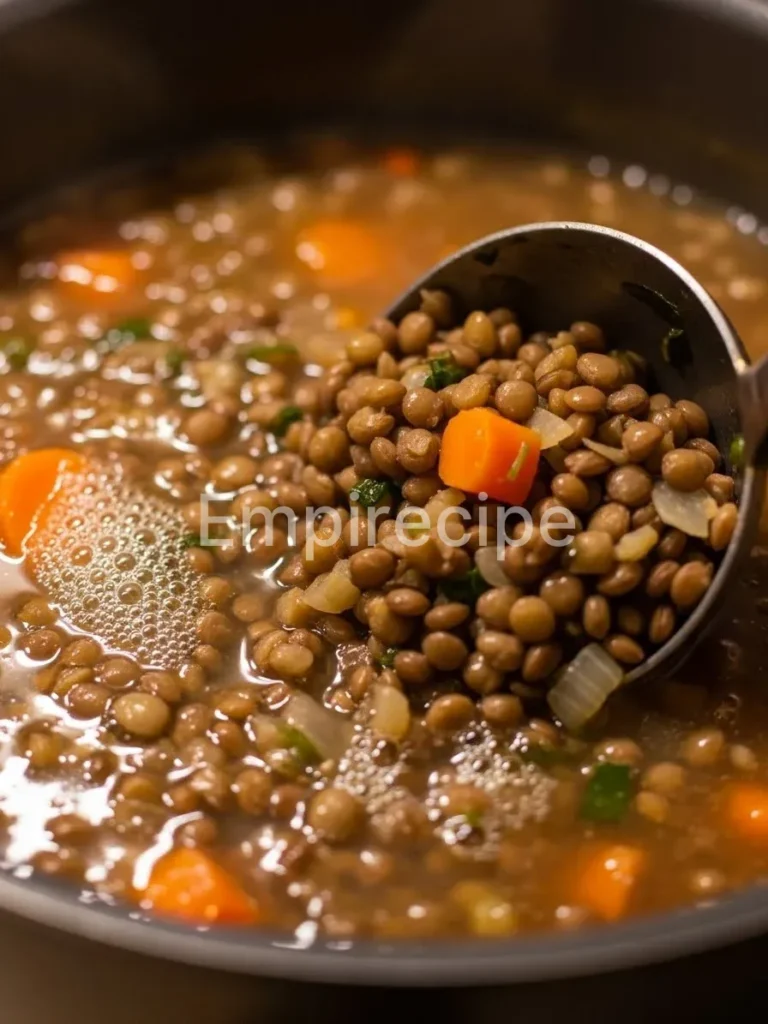 Brown Lentil Soup