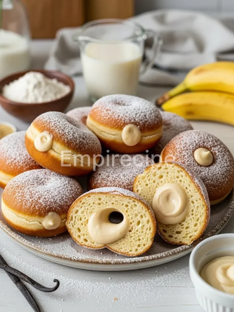 Cream Filled Donuts