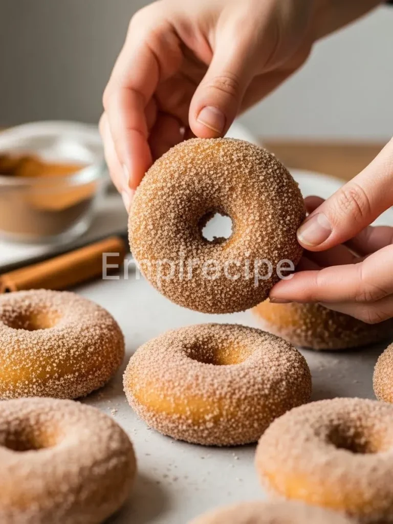 Baked Cinnamon Sugar Donuts