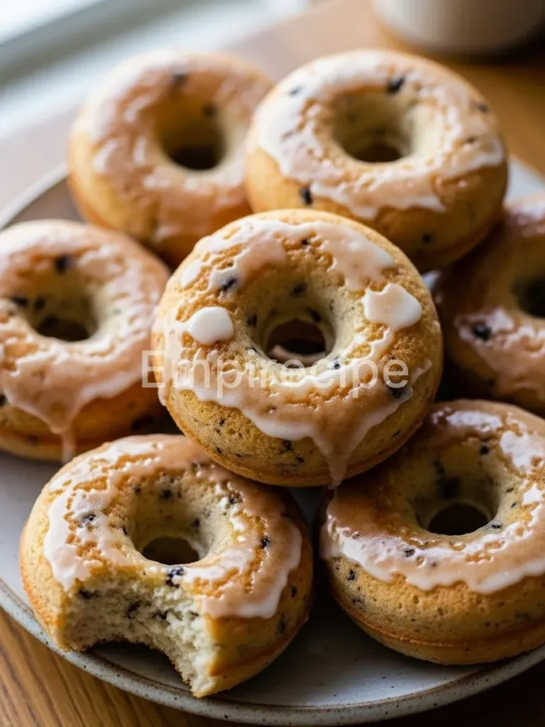 Baked Vanilla Bean Donuts