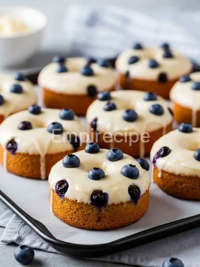 Old-Fashioned Blueberry Cake Donuts
