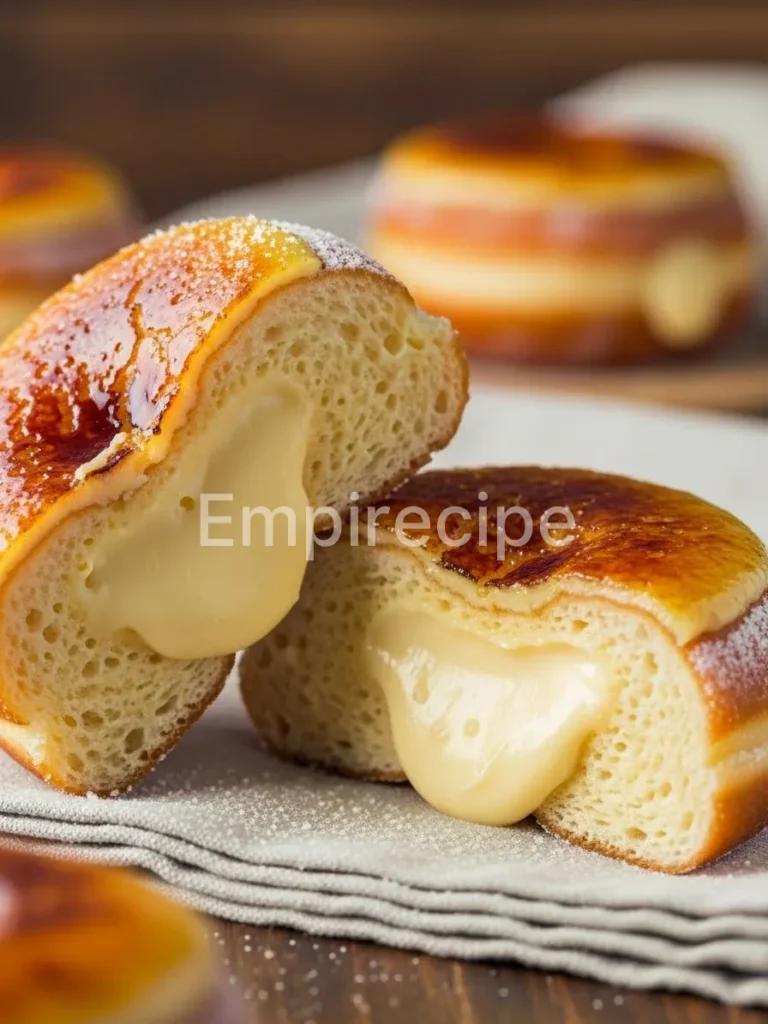 Homemade Crème Brûlée Donuts