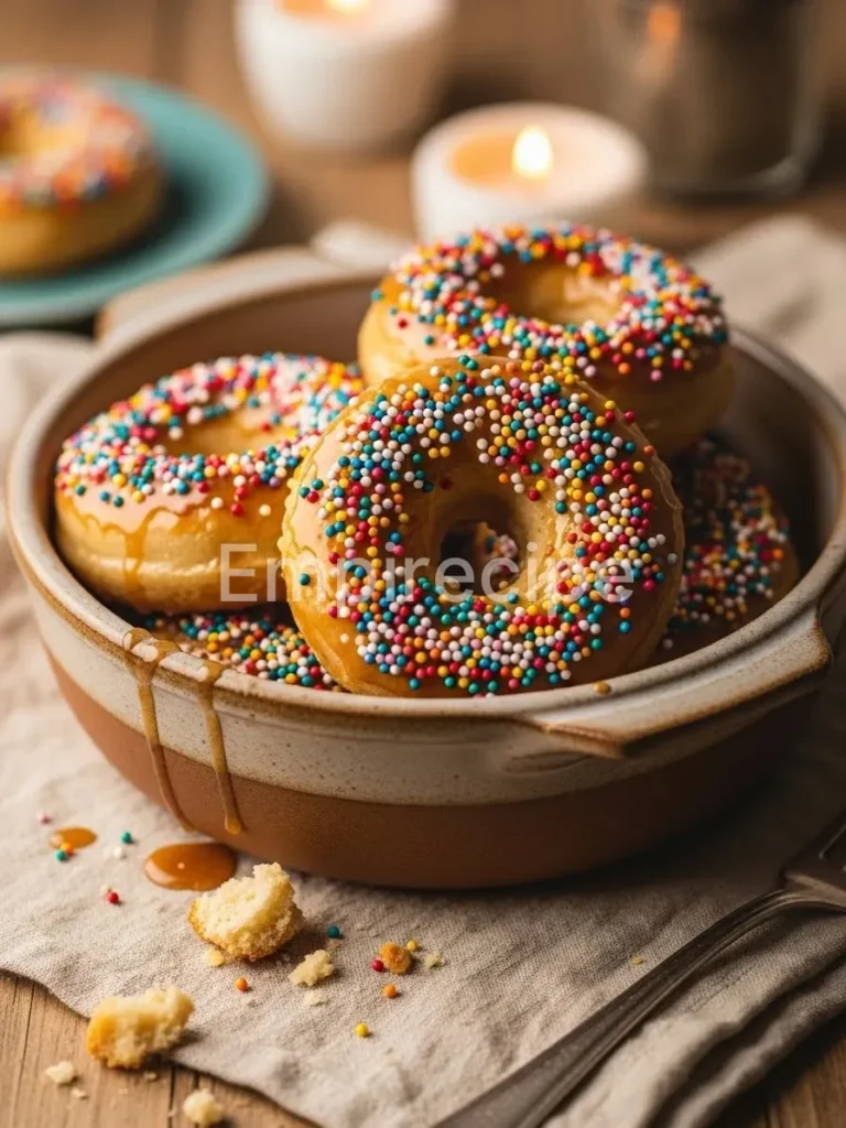 Baked Funfetti Donuts