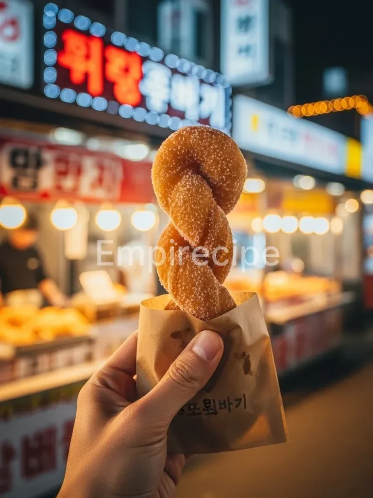 Korean Twisted Donuts (Kkwabaegi)