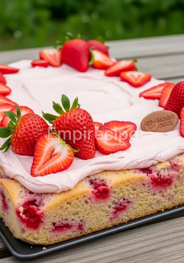Strawberry Sheet Cake