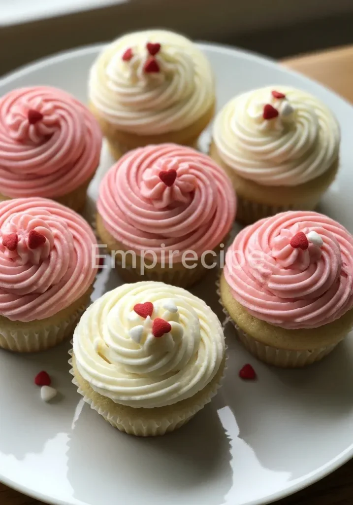 Easy Valentine’s Day Cupcakes