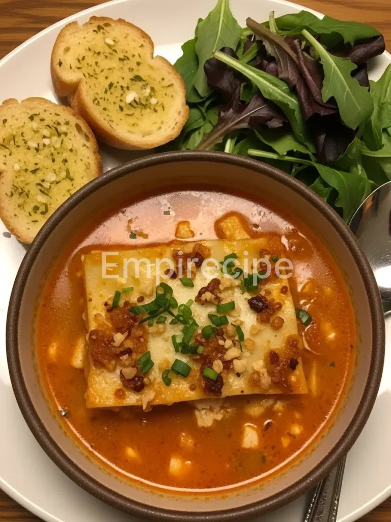 Classic One-Pot Lasagna Soup