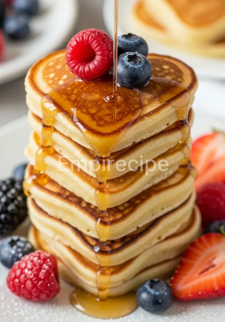 Mini Heart-Shaped Pancakes
