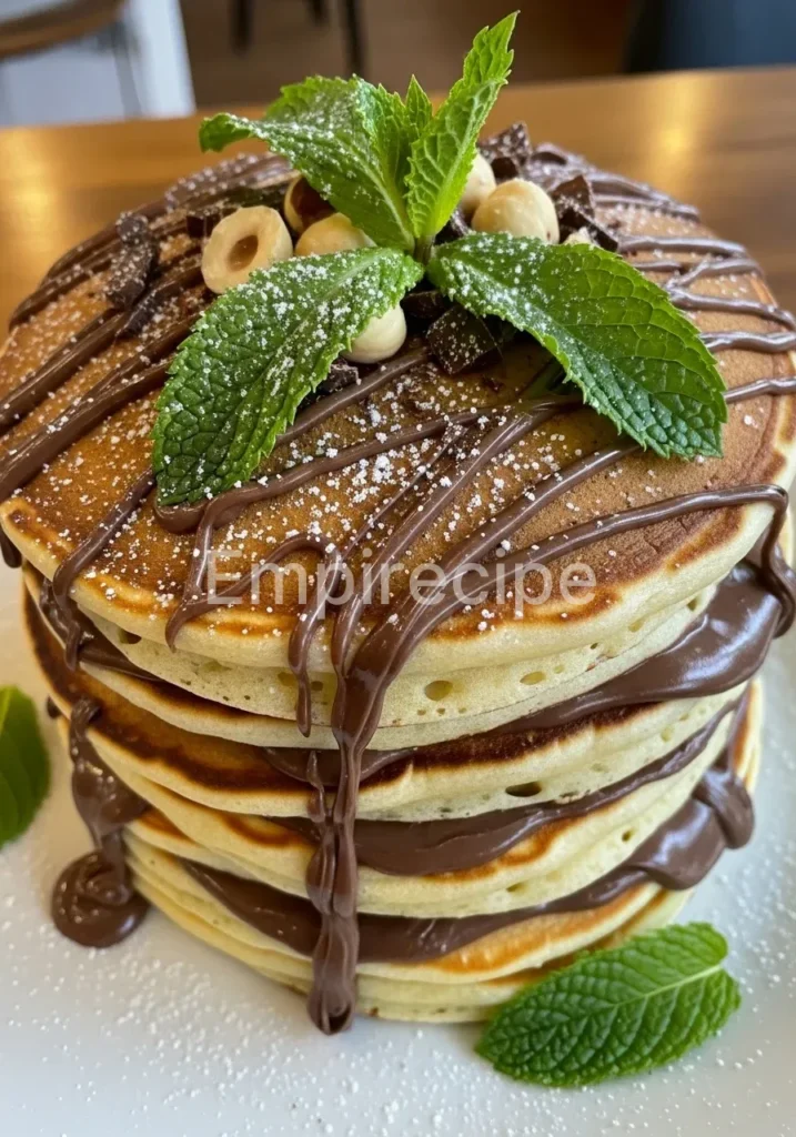 Nutella Pancake Stacks