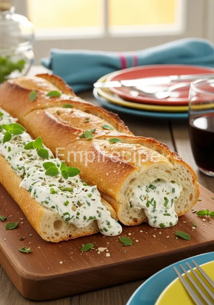 cream cheese garlic bread