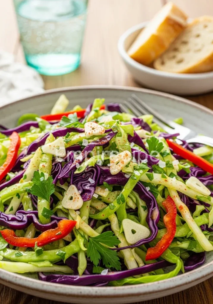 SPANISH GARLIC CABBAGE SALAD