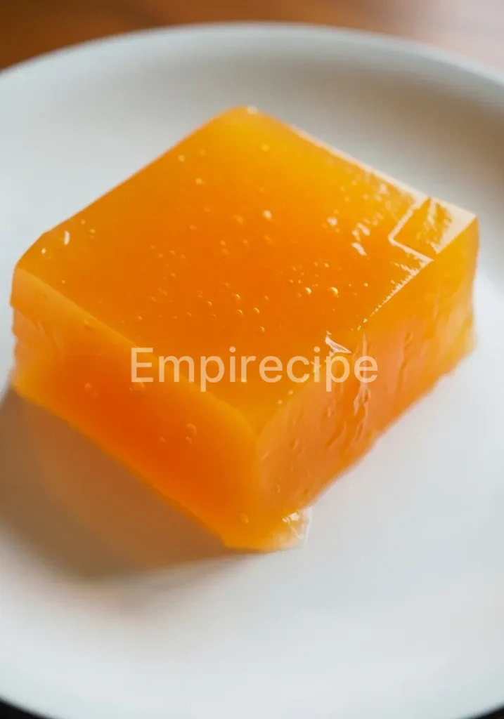 Tangy Valencia Orange Gelatin