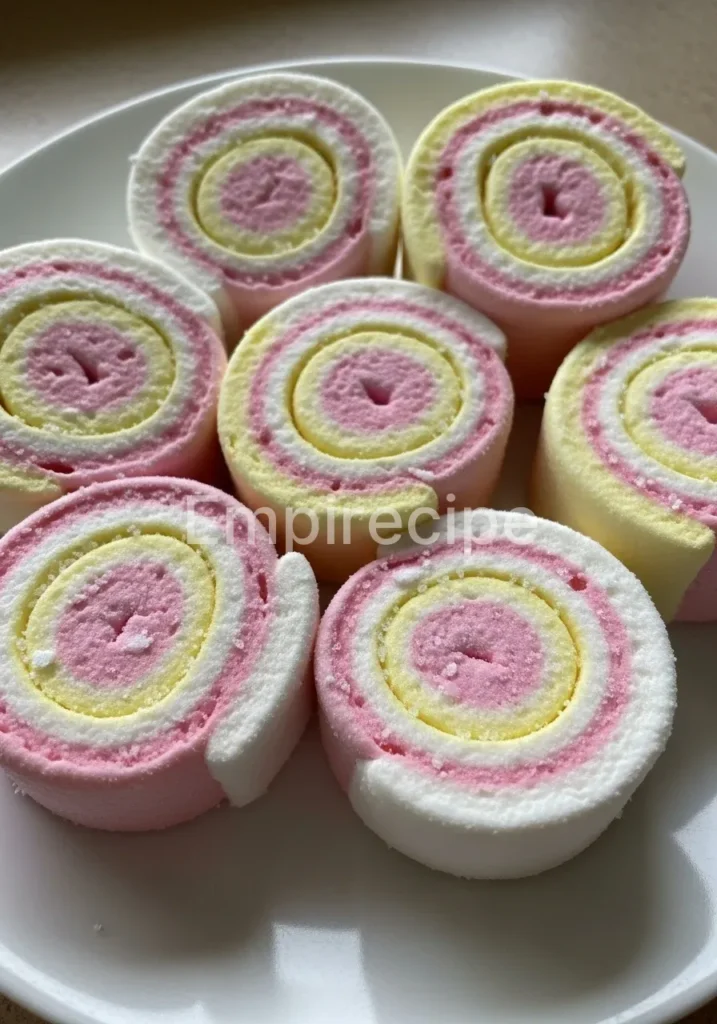 Gelatin Marshmallow Spirals