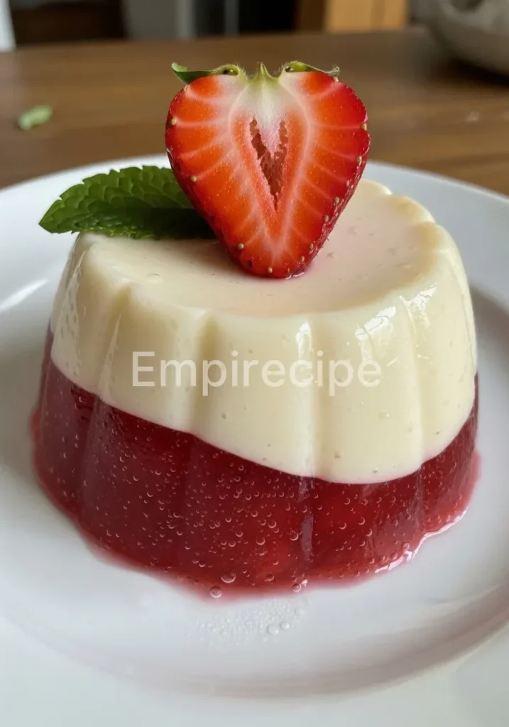 Strawberry Vanilla Gelatin