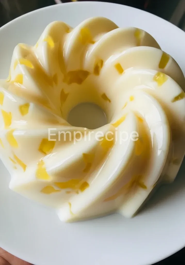 Milky Pineapple Gelatin