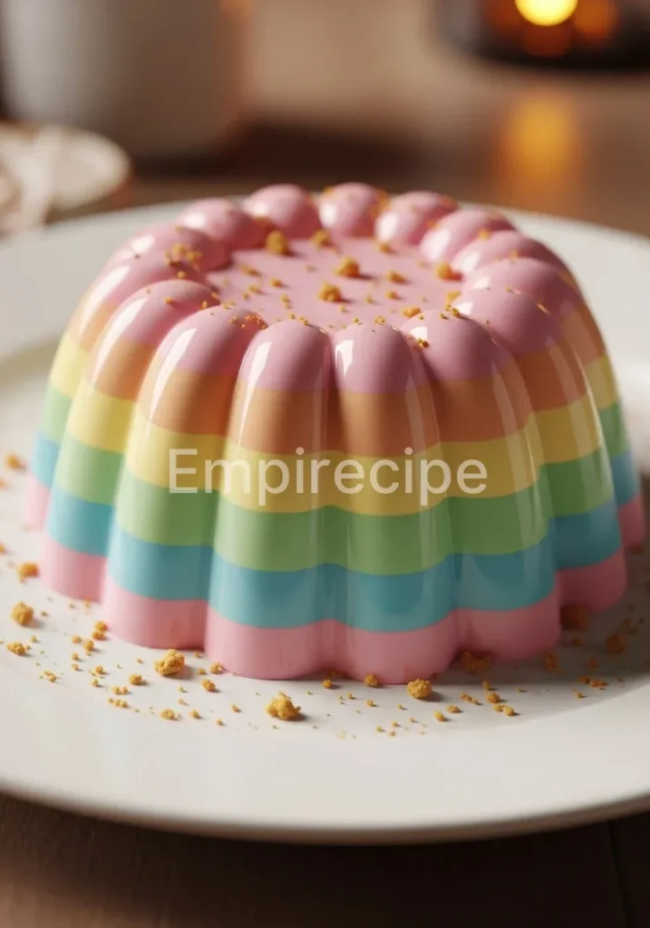 Pastel Rainbow Gelatin