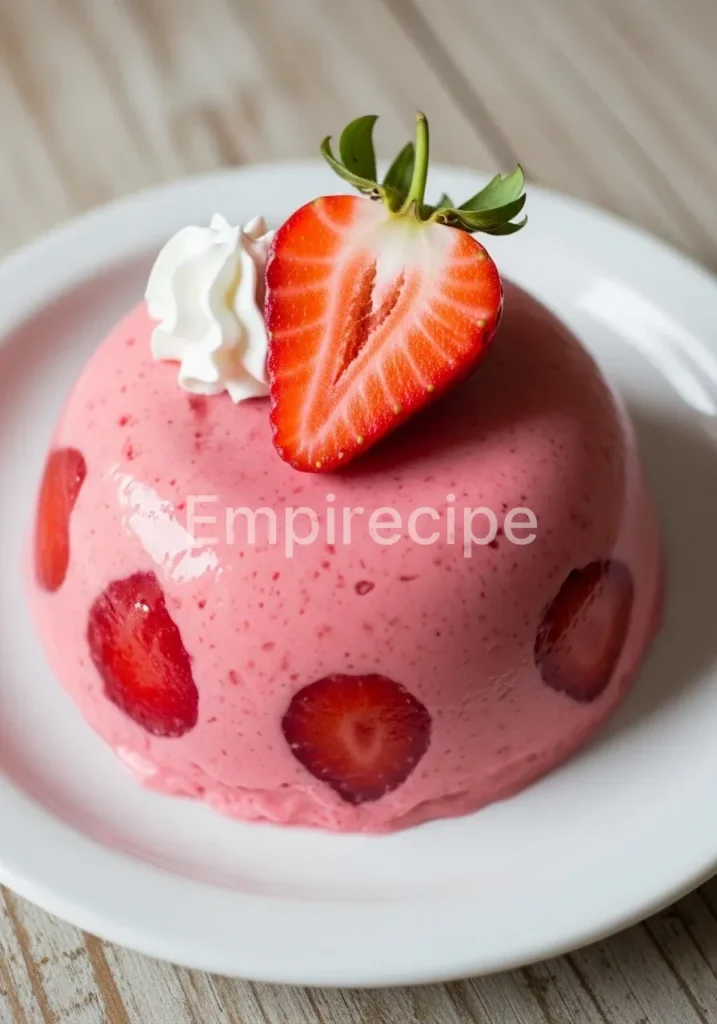 Strawberry Bavarian Gelatin