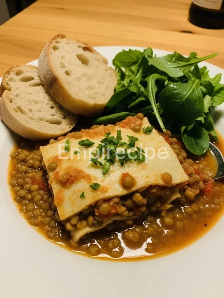Vegan Lentil Lasagna Soup