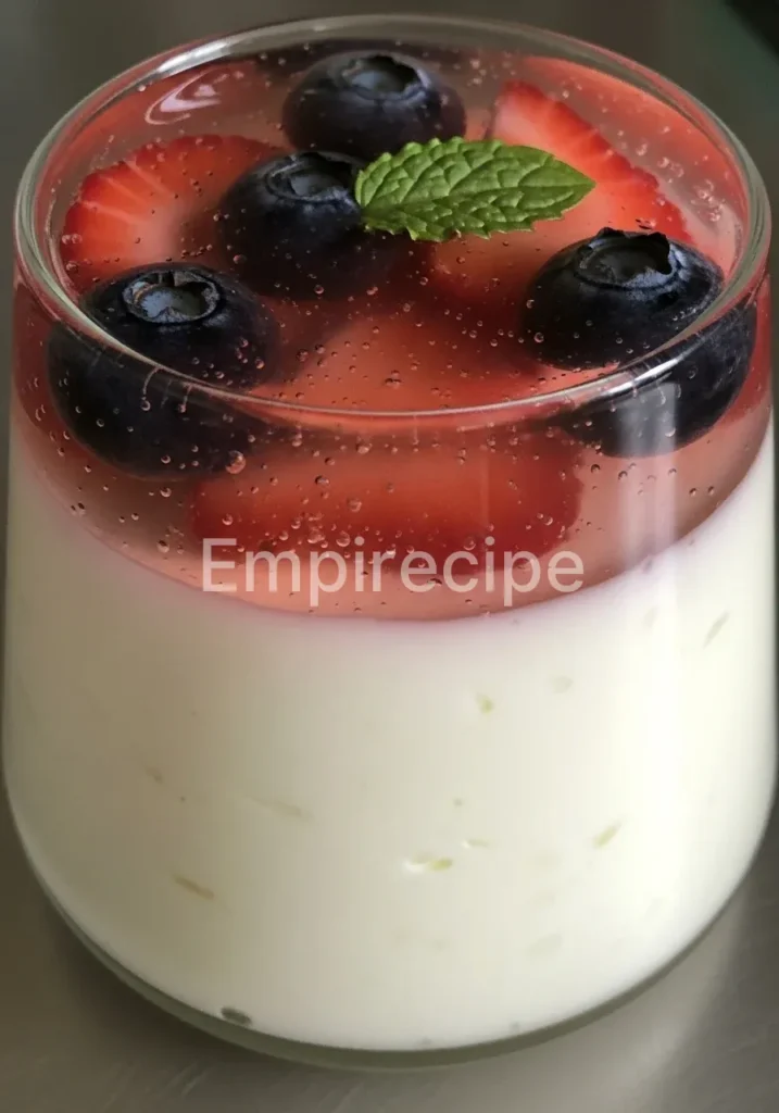 Low-Carb Yogurt Gelatin