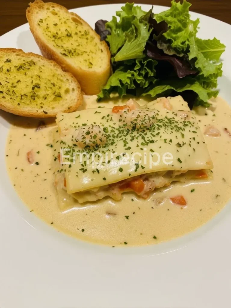 Creamy Seafood Lasagna Soup