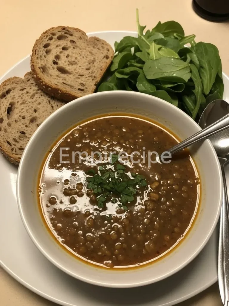 Brown Lentil Soup