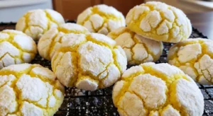 Lemon Crinkle Cookies