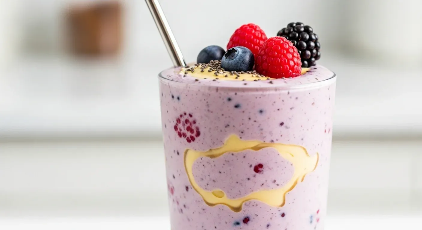 Vanilla Collagen Berry Smoothie