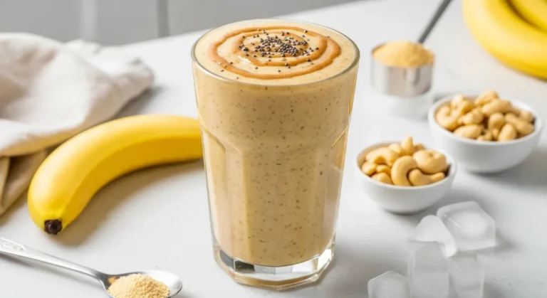 Banana Cashew Collagen Smoothie