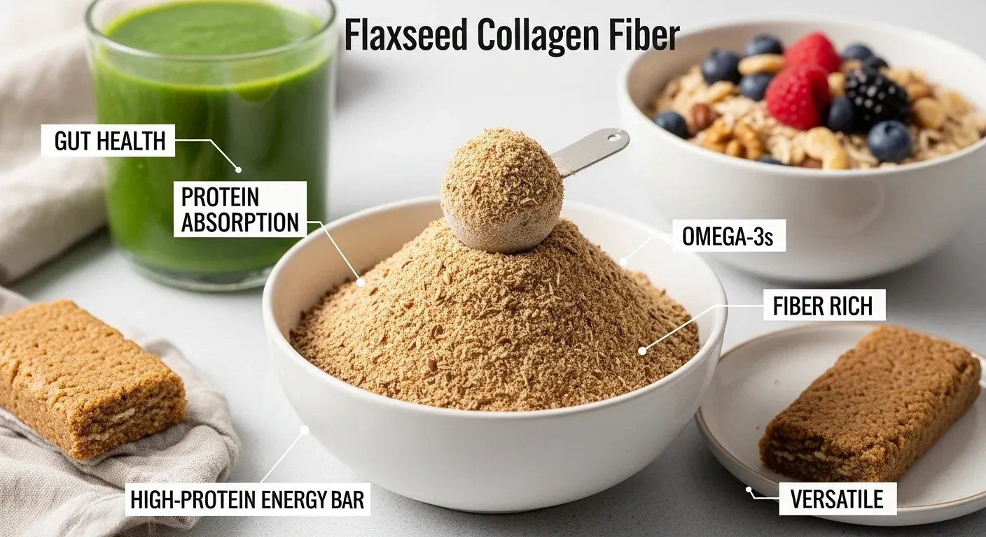 Flaxseed Collagen Fiber