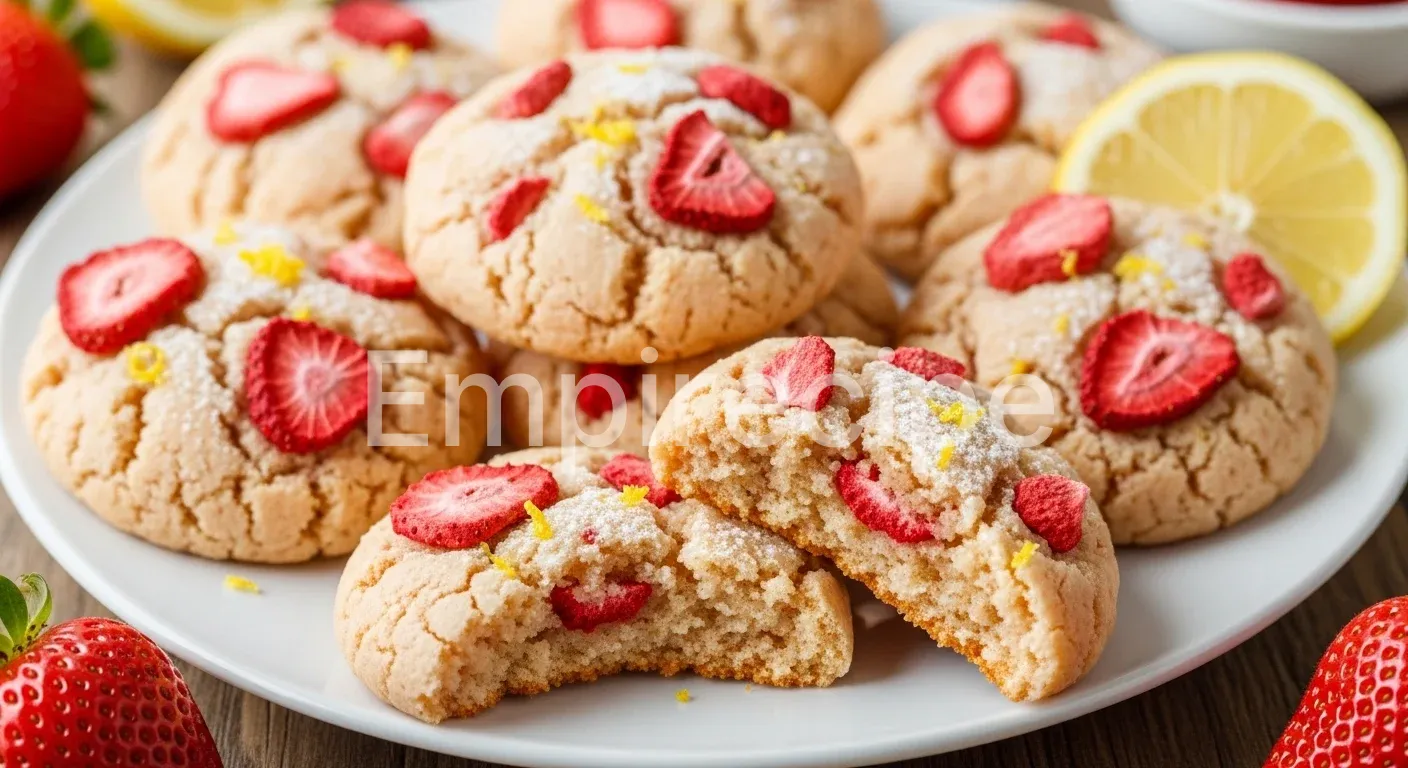 Strawberry Lemonade Cookies