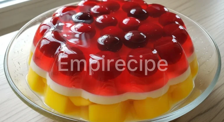 Mango Cherry Gelatin