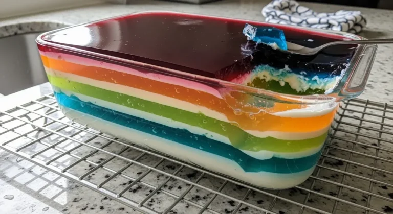 Seven Layer Gelatin Salad