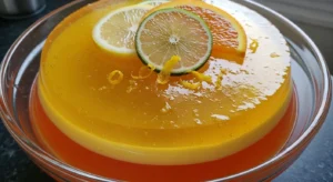 Triple-Citrus Gelatin Dessert