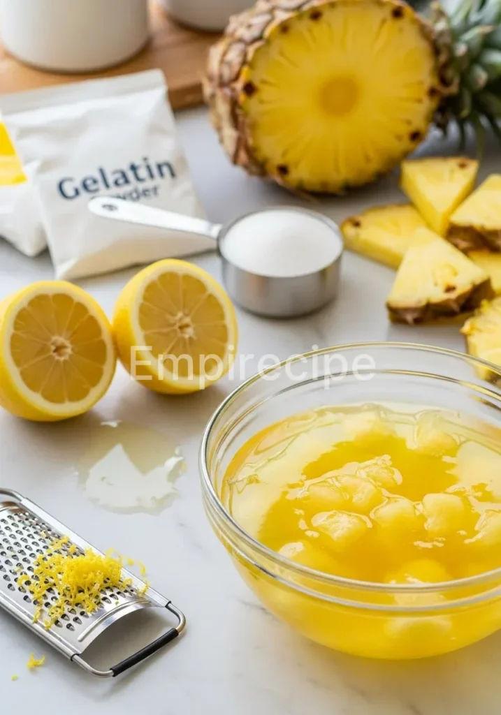 Lemon-Pineapple Gelatin