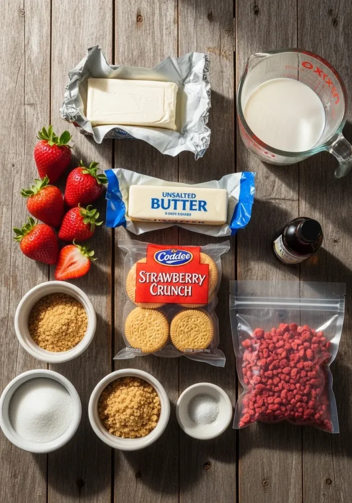 Strawberry Crunch Cheesecake Bites