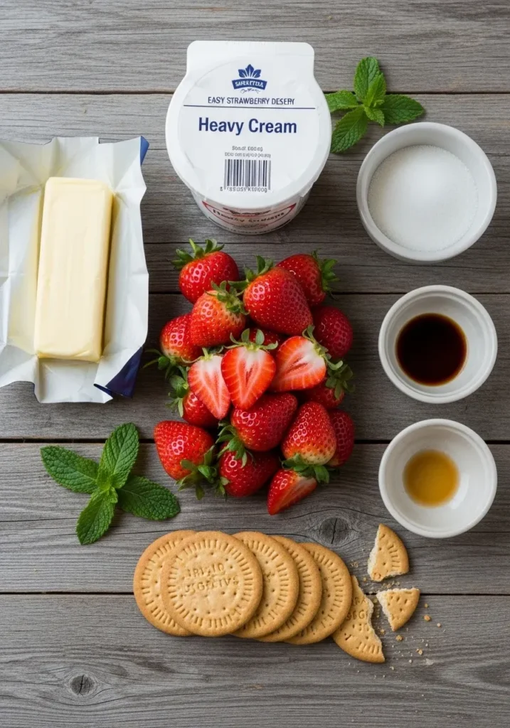 Easy Strawberry Dessert Idea