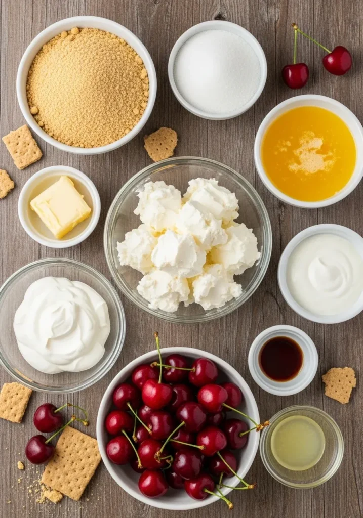 Mini Cherry Cheesecake Bites