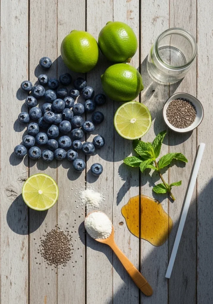 Blueberry Lime Collagen Smoothie