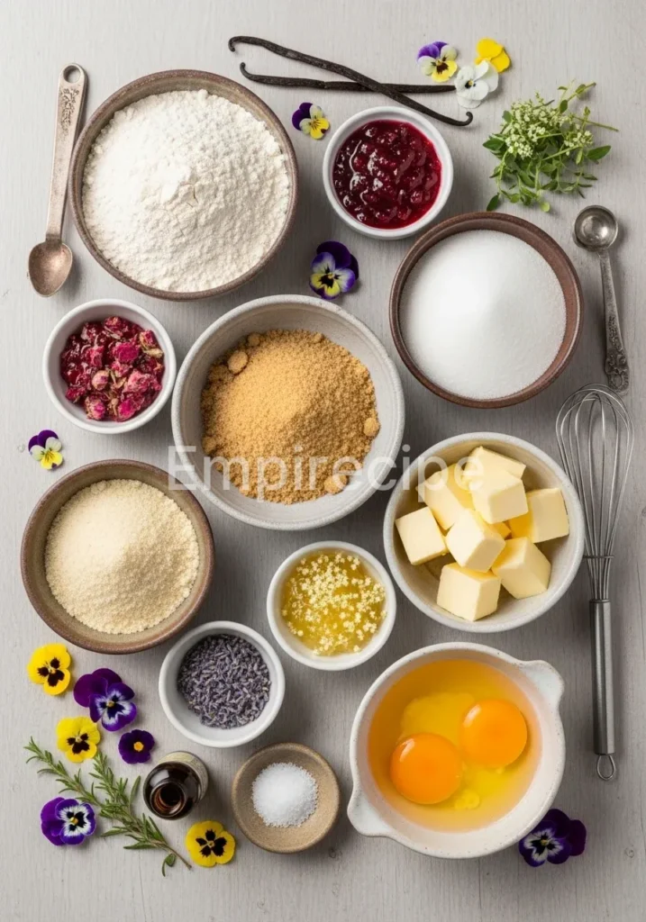 Flower Jam Thumbprint Cookies