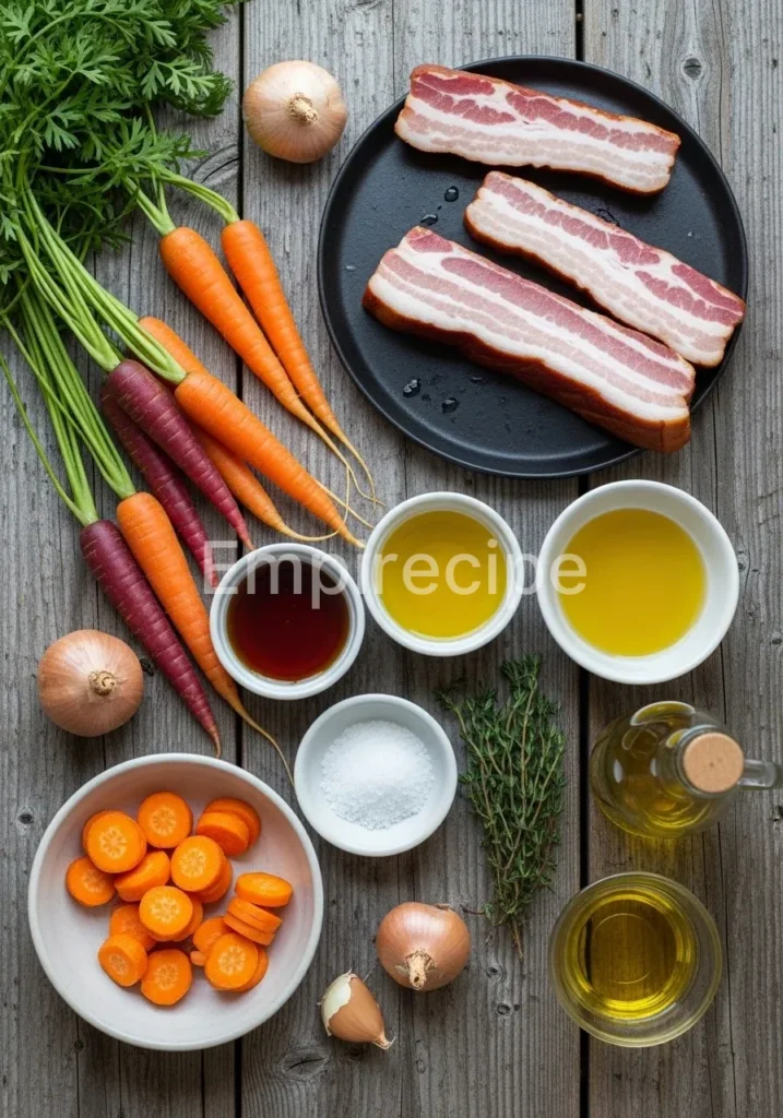 Maple Bacon Carrots