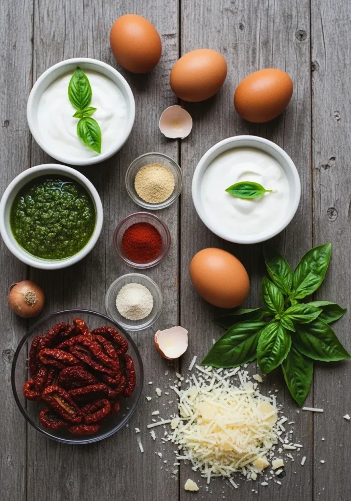 Dipped Italian Deviled Eggs