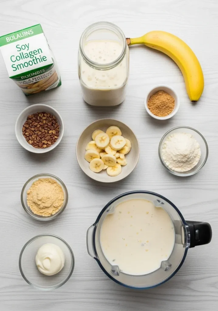 Soy Banana Collagen Smoothie