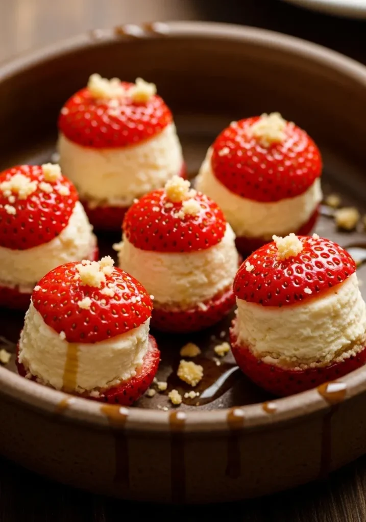 Cheesecake Stuffed Strawberries
