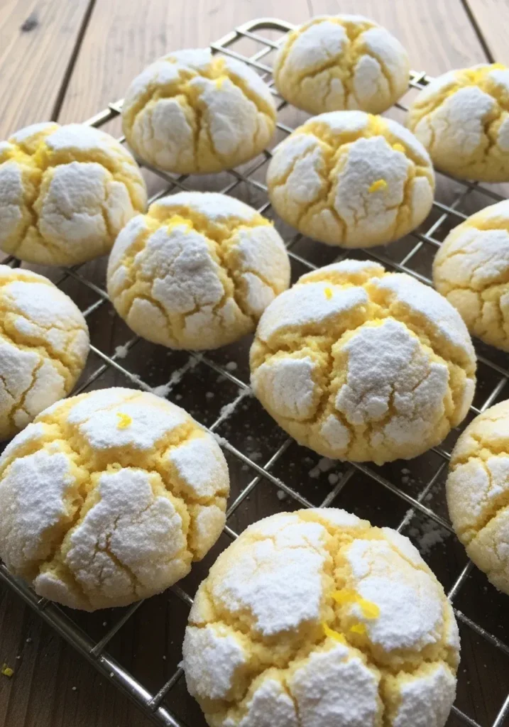 Lemon Crinkle Cookies