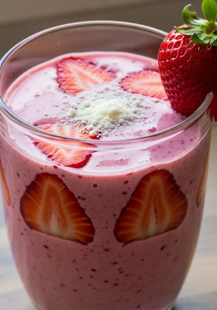 Strawberry Collagen Smoothie
