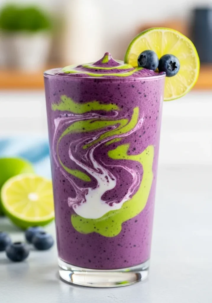 Blueberry Lime Collagen Smoothie