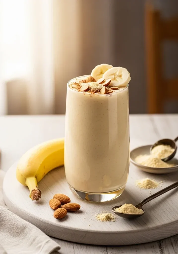 Banana Almond Collagen Smoothie