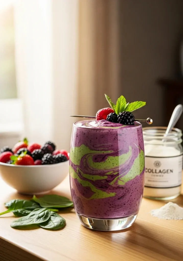 Collagen-Berry Green Smoothie
