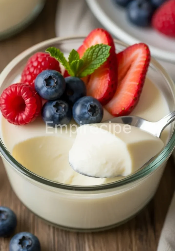 Greek Yogurt Panna Cotta