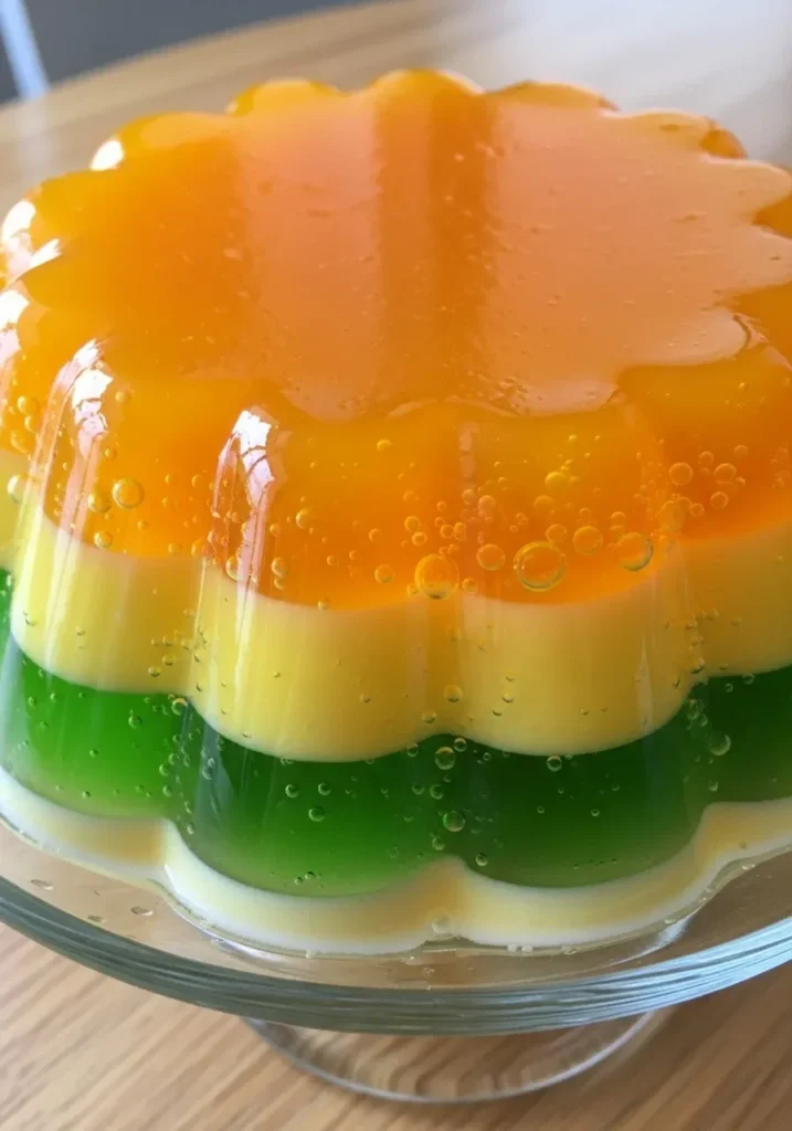 Triple-Citrus Gelatin Dessert